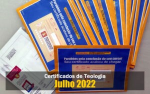 Certificados de Teologia - Julho 2022